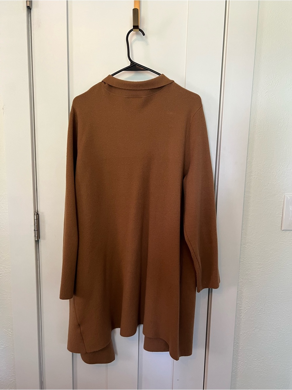 Stitch Fix Fortune + Ivy Women's Camel Naji Open-Front Blazer Jacket Coatigan - Picture 3 of 10